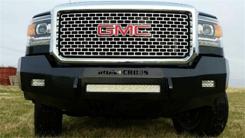 Iron Cross 16-18 GMC Sierra 1500 Low Profile Front Bumper - Gloss Black