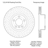 Stoptech 12-16 BMW 328i Cryostop Premium Front Brake Rotor