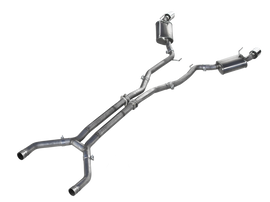 ARH Chevrolet Camaro V8 2010 2015 3in x 3in Stock Full Catback w/ Polished SS Tips