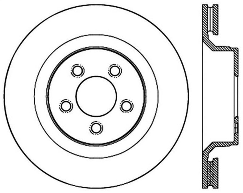 StopTech Slotted Sport Brake Rotor