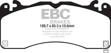 Load image into Gallery viewer, EBC 2015+ Ford Mustang (6th Gen) 2.3L Turbo (GT Package) Greenstuff Front Brake Pads