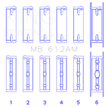 Load image into Gallery viewer, King Engine Bearings Volvo 520/B5252 Main Bearing Set - Size STD