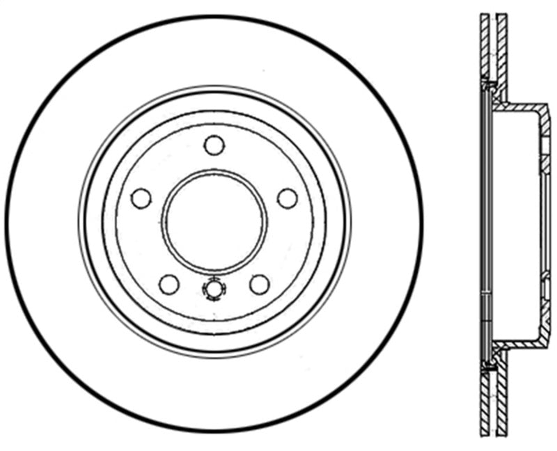 StopTech Slotted & Drilled Sport Brake Rotor