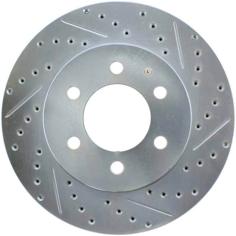 StopTech 02-06 Ford Expedition / 02-06 Lincoln Navigator Sport Slotted & Drilled Front Left Rotor