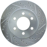 StopTech 02-06 Ford Expedition / 02-06 Lincoln Navigator Sport Slotted & Drilled Front Left Rotor