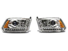 Load image into Gallery viewer, Raxiom 09-18 Dodge RAM 1500 LED Halo Headlights w/ Swtchbck Turn Signals- Chrome Hsng (Clear Lens)