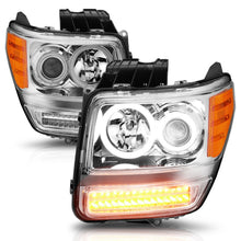 Load image into Gallery viewer, ANZO 2007-2012 Dodge Nitro Projector Headlights w/ Halo Chrome (CCFL) G2