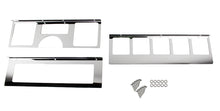 Load image into Gallery viewer, Kentrol 87-95 Jeep Wrangler YJ Dash Overlay Set (3 pieces) - Polished Silver