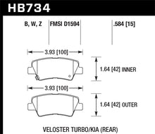 Load image into Gallery viewer, Hawk 12-15 Hyundai Veloster / 14-15 Kia Forte/Forte Koup DTC-30 Race Rear Brake Pads
