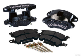 Wilwood D52 Front Caliper Kit - Black Powder 2.00 / 2.00in Piston 1.28in Rotor