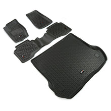 Load image into Gallery viewer, Rugged Ridge Floor Liner Front/Rear/Cargo Black 2005-2010 Jeep Grand Cherokee WK