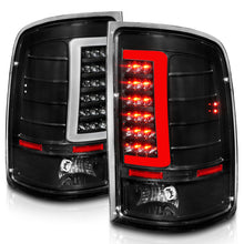 Load image into Gallery viewer, ANZO 2007-2013 GMC Sierra LED Tail Lights w/ Light Bar Black Housing Clear Lens