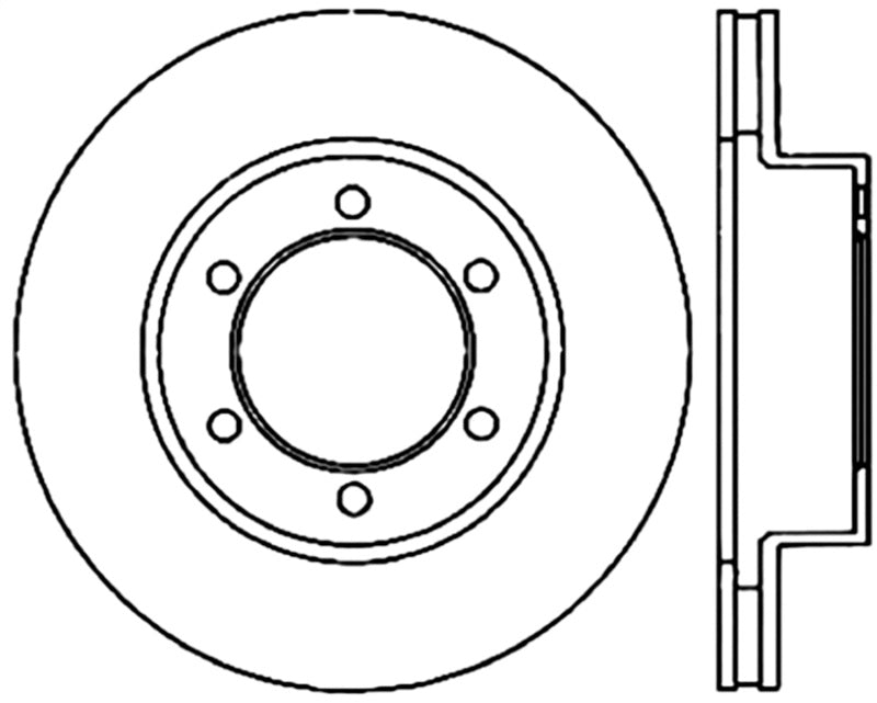 Stoptech 00-06 Toyota Tundra / 01-07 Toyota Sequoia CRYO-STOP Rotor