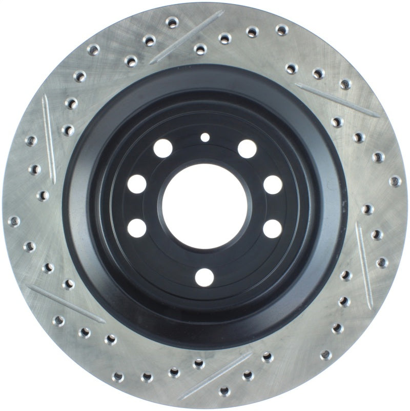 StopTech 03-09 Saab 9-3 Slotted & Drilled Left Rear Rotor
