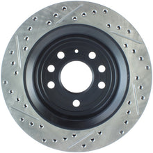 Load image into Gallery viewer, StopTech 03-09 Saab 9-3 Slotted &amp; Drilled Left Rear Rotor