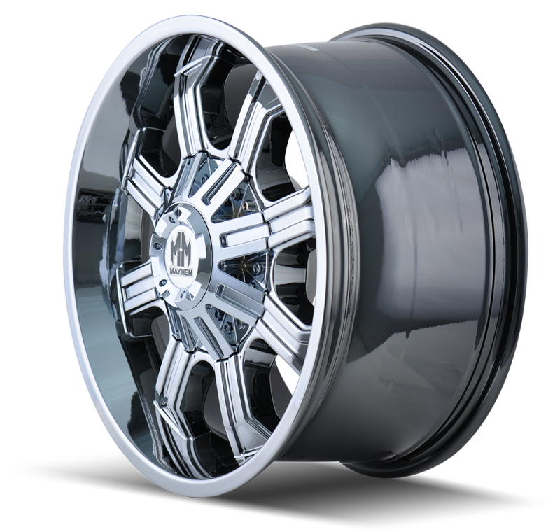 Mayhem 8102 Beast 20x9 / 6x135 BP / 0mm Offset / 106mm Hub Chrome Wheel