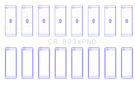 King Engine Bearings Chevrolet SBC 265ci/283ci/327ci Performance Rod Bearing Set
