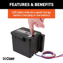 Load image into Gallery viewer, Curt Push-to-Test Breakaway Kit w/Top-Load Battery