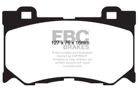 EBC 08-15 Infiniti G37 3.7 Greenstuff Front Brake Pads