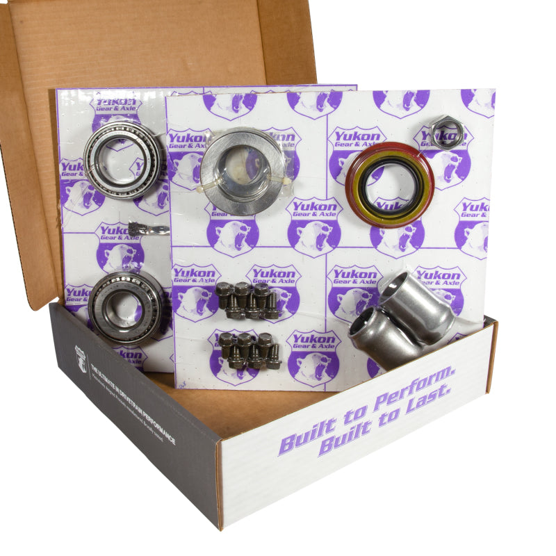 Yukon Gear 8.875in GM 12T 4.11 Rear Ring & Pinion Install Kit 30 Spline Positraction Axle Bearings