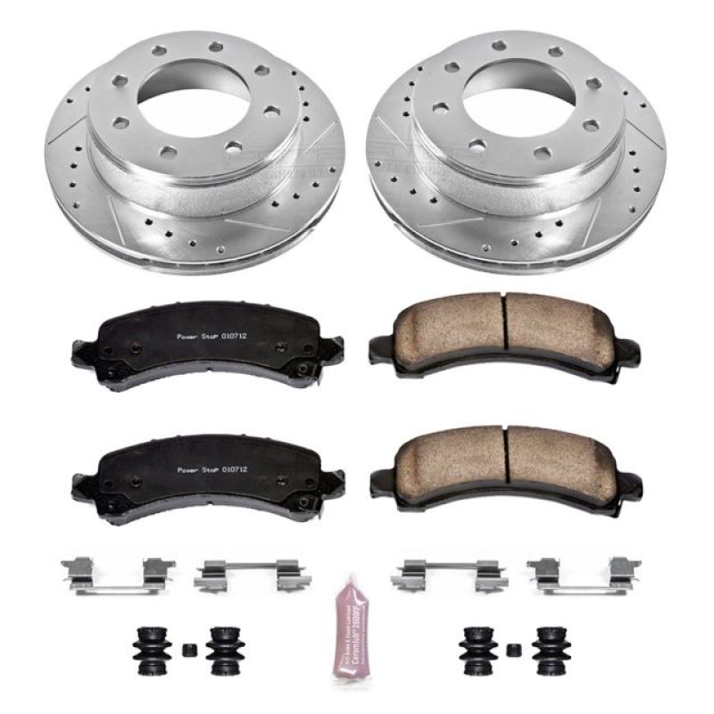 Power Stop 03-13 Chevrolet Express 3500 Rear Z23 Evolution Sport Brake Kit