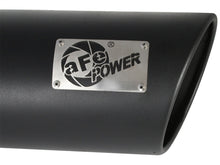 Load image into Gallery viewer, aFe MACH Force-XP 409 SS Right Side Single Wall Exhaust Tip 5in Inlet x 7in Outlet x 15in L