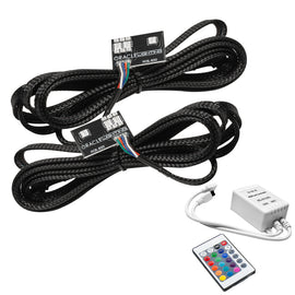 Oracle 20-21 Chevy Corvette C8 RGB+A Headlight DRL Kit - ColorSHIFT w/ Simple Controller