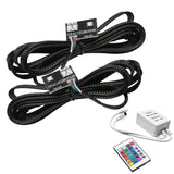 Oracle 20-21 Chevy Corvette C8 RGB+A Headlight DRL Kit - ColorSHIFT w/ Simple Controller