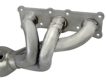 Load image into Gallery viewer, aFe 08-13 BMW 128i (E82/88) L6 3.0L Twisted Steel 304 Stainless Steel Long Tube Header w/ Cat
