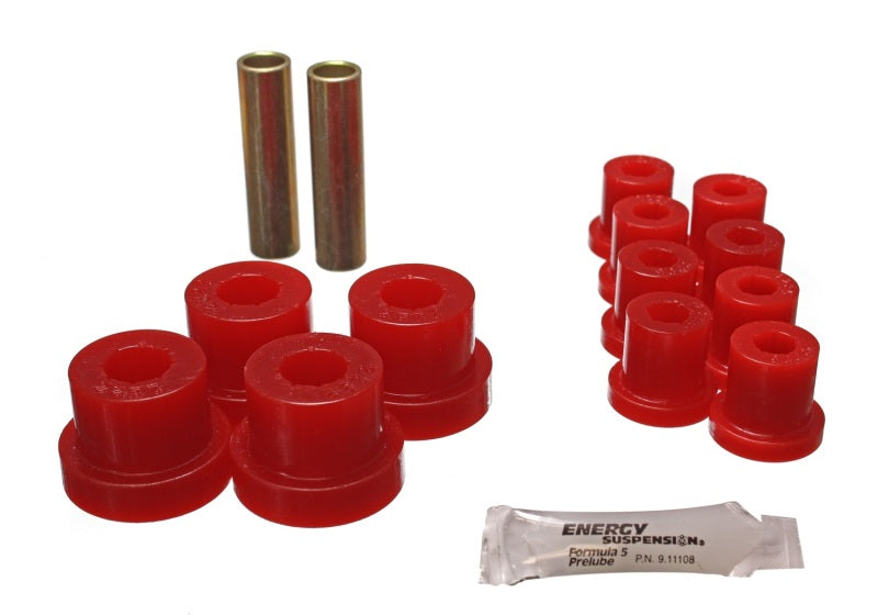 Energy Suspension Jeep Spring Bushing Set - Red - GTR Auto