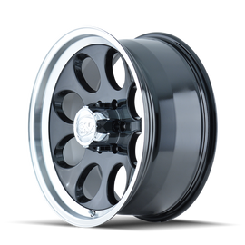 ION Type 171 15x10 / 5x114.3 BP / -38mm Offset / 83.82mm Hub Black/Machined Wheel - GTR Auto