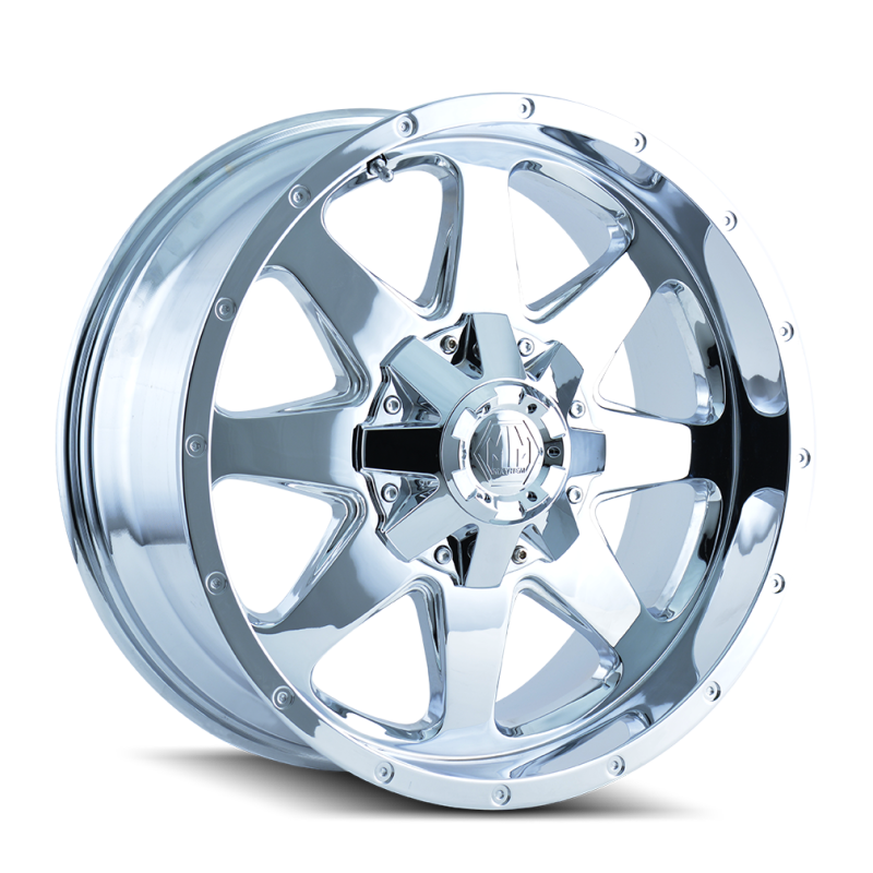 Mayhem 8040 Tank 18x9 / 8x165.1 BP / -12mm Offset / 130.8mm Hub Chrome Wheel