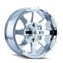 Load image into Gallery viewer, Mayhem 8040 Tank 18x9 / 8x165.1 BP / -12mm Offset / 130.8mm Hub Chrome Wheel