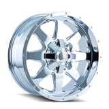 Mayhem 8040 Tank 18x9 / 8x165.1 BP / -12mm Offset / 130.8mm Hub Chrome Wheel