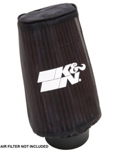 Load image into Gallery viewer, K&amp;N Filter Wrap Drycharger Oval Tapered Black - 3.25in Base I/S Width x 2.5in Top I/S Width x 7in H - GTR Auto