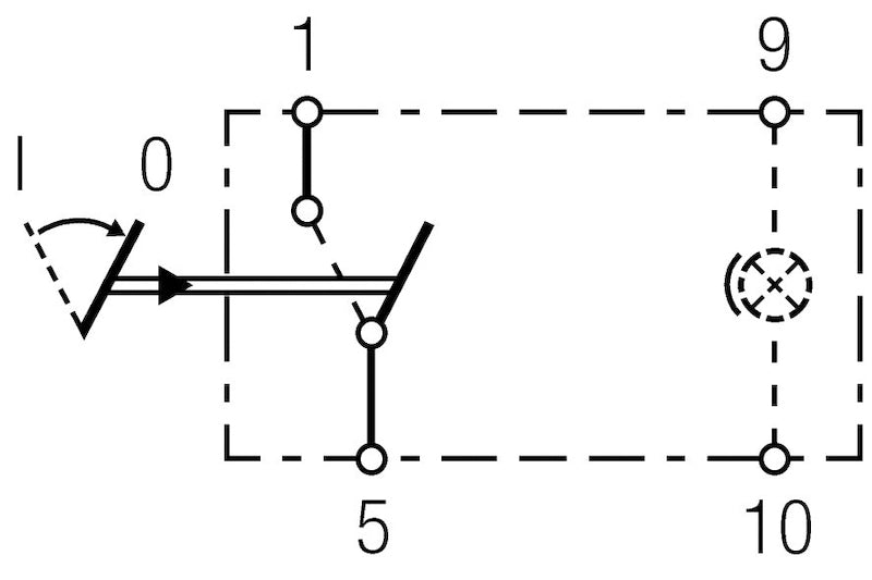 Hella Momentary Switch Spst W/Loc Light