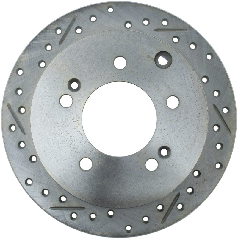 StopTech Select Sport 10-13 Kia Soul / Forte Right Slotted & Drilled Sport Brake Rotor - Rear