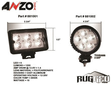 Load image into Gallery viewer, ANZO 4.5in Round High Power LED Fog Light