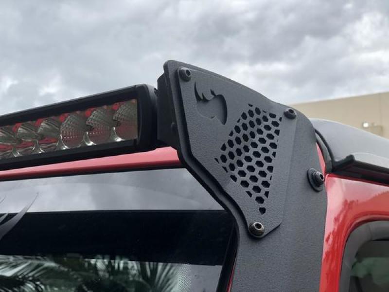 Go Rhino 18-20 Jeep Wrangler JL/JLU/Gladiator JT XE Windshield Light Bar Mount - 50in Single Row