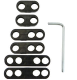 Moroso Spark Plug Wire Separator Kit w/Allen Wrench - Split Design - Black