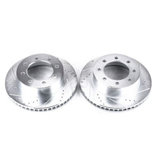 Load image into Gallery viewer, Power Stop 03-08 Dodge Ram 3500 Front Drilled &amp; Slotted Rotor - Pair