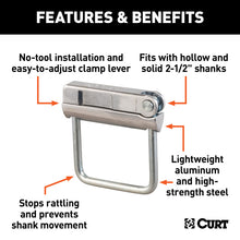 Load image into Gallery viewer, Curt Anti-Rattle Clamp (Fits 2.5in Receiver)