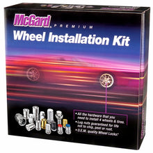 Load image into Gallery viewer, McGard SplineDrive Tuner 6 Lug Install Kit w/Locks &amp; Tool (Cone) M14X1.5 / 1in. Hex - Gold