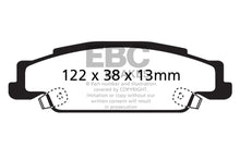 Load image into Gallery viewer, EBC 05-08 Pontiac Grand Prix 5.3 Greenstuff Rear Brake Pads