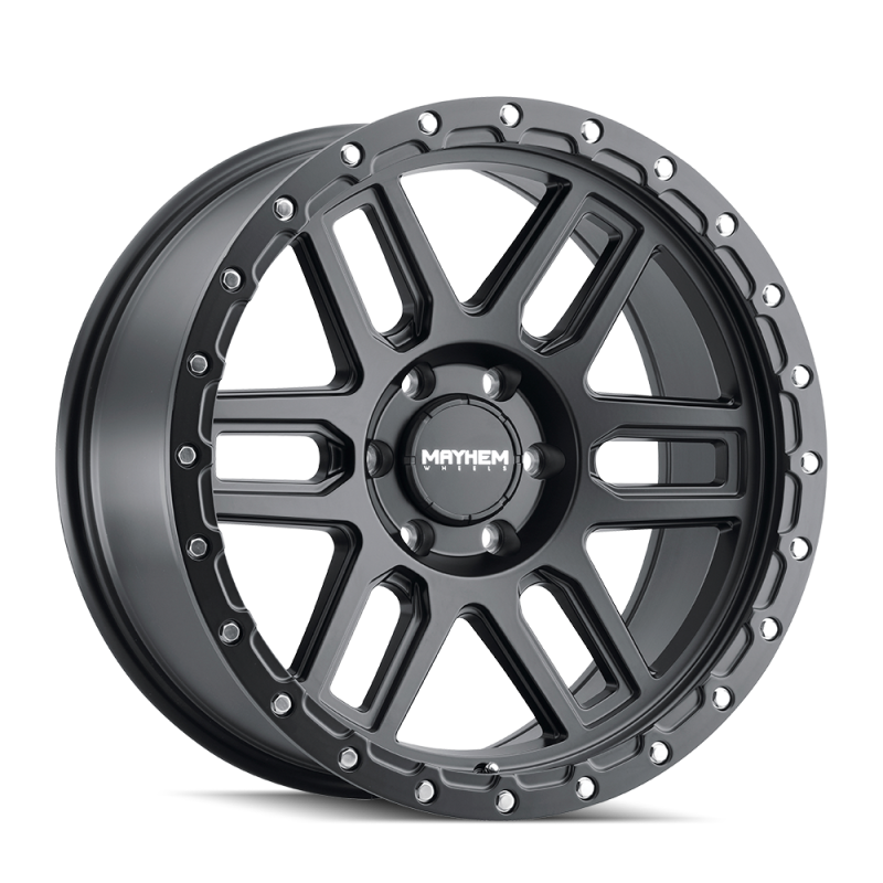 Mayhem 8304 Delta 17x9 / 5x139.7 BP / 0mm Offset / 108.1mm Hub Matte Black Wheel