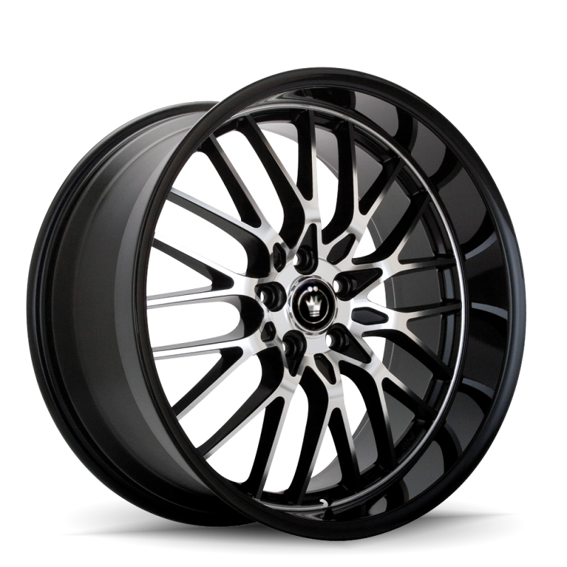 Konig Lace 15x6.5 10x100/114.3 ET40 Black/Machine Spoke