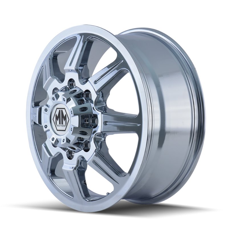 Mayhem 8101 Monstir 22x8.25 / 8x170 BP / 127mm Offset / 124.9mm Hub Front Chrome Wheel