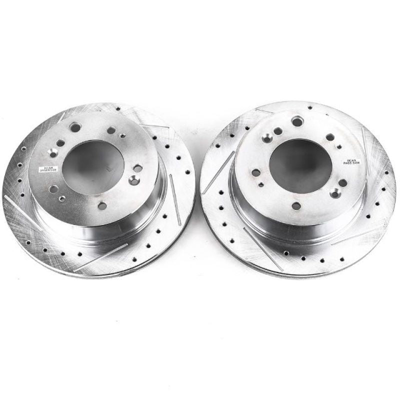 Power Stop 07-09 Kia Sorento Rear Evolution Drilled & Slotted Rotors - Pair