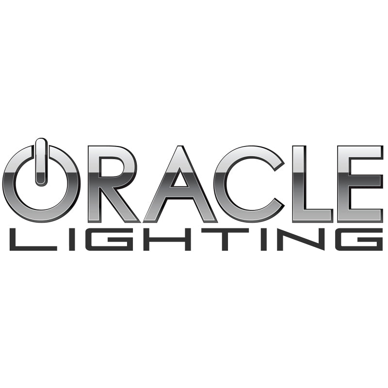 Oracle Chrysler Illuminated Wing - Clear Center Emblem - Blue