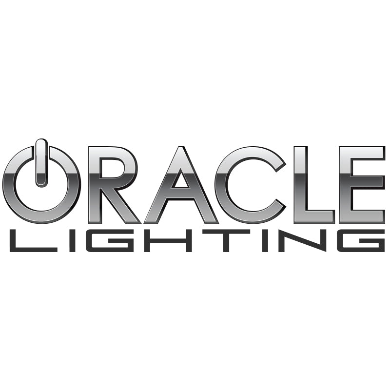 Oracle - Dual Intensity - Clear Illuminated Center Emblem - Aqua
